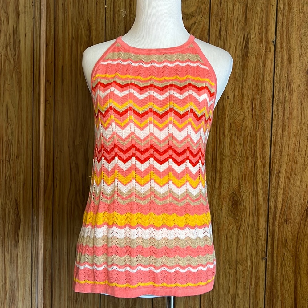 Retro Style Knit Tank Top